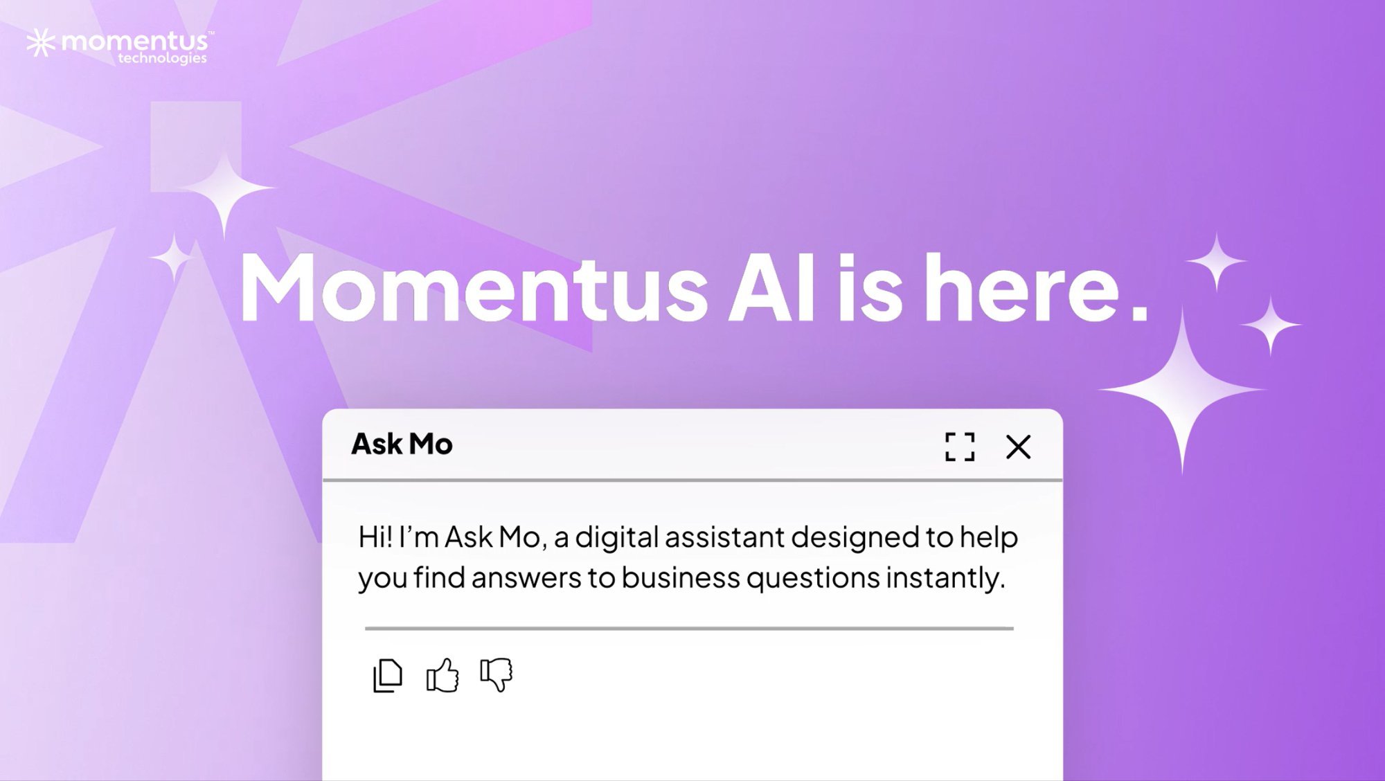 Momentus AI - Operations Hub Promo