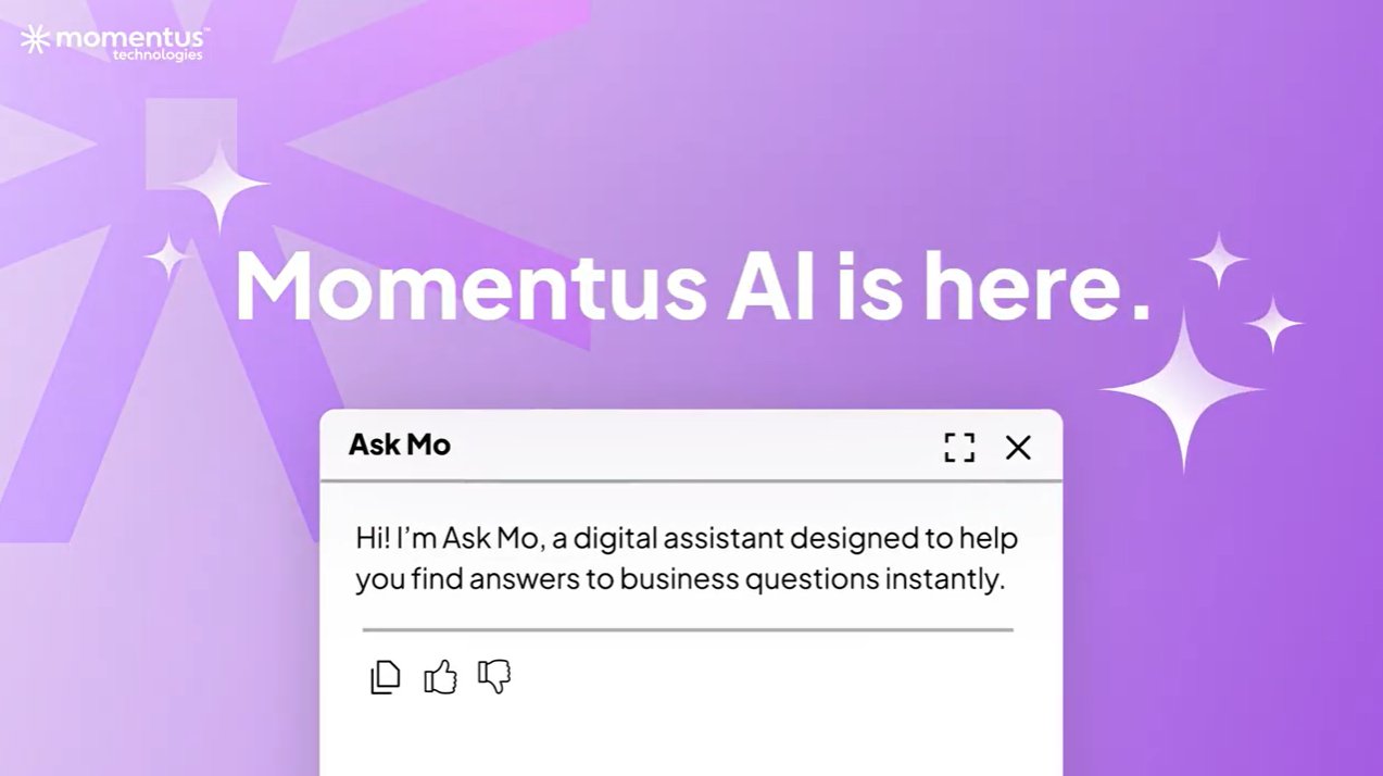 Momentus AI, Ask Mo promo video